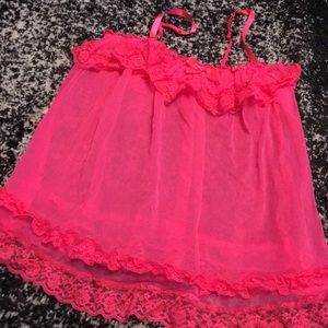Victoria Secret hot pink Negligee